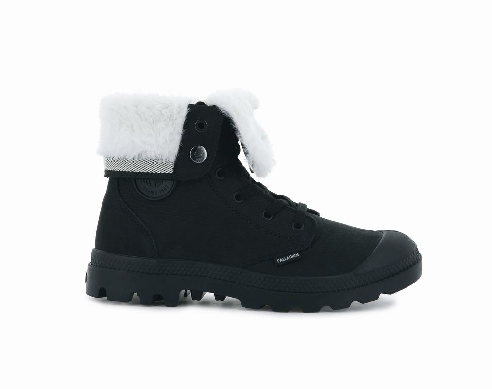 Palladium Baggy Nbk Wt Mens Boots Black Australia [WPVXUO-015]